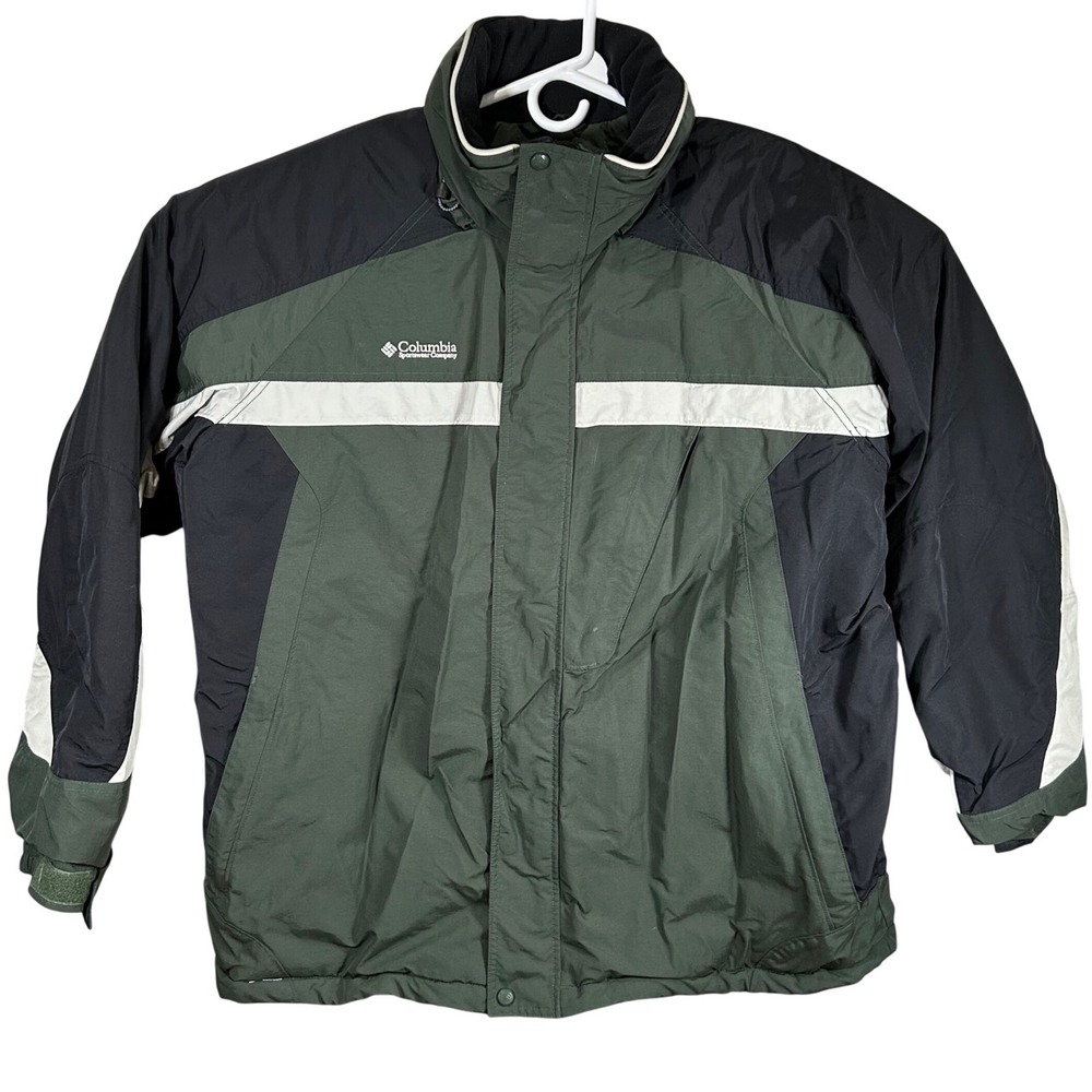 Columbia Sportswear Core Interchange Jacket Men's Size XXL Green Black SM5240